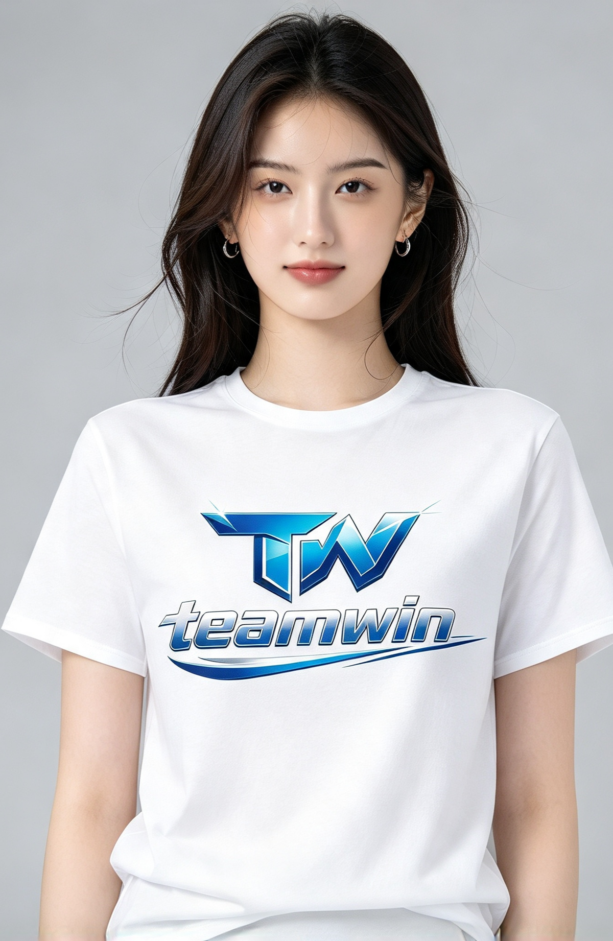 TeamWin Classic Logo T-Shirt – White
